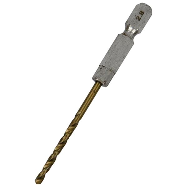 六角軸TIN鉄ドリル 普通 SK11 2.8mm 藤原産業