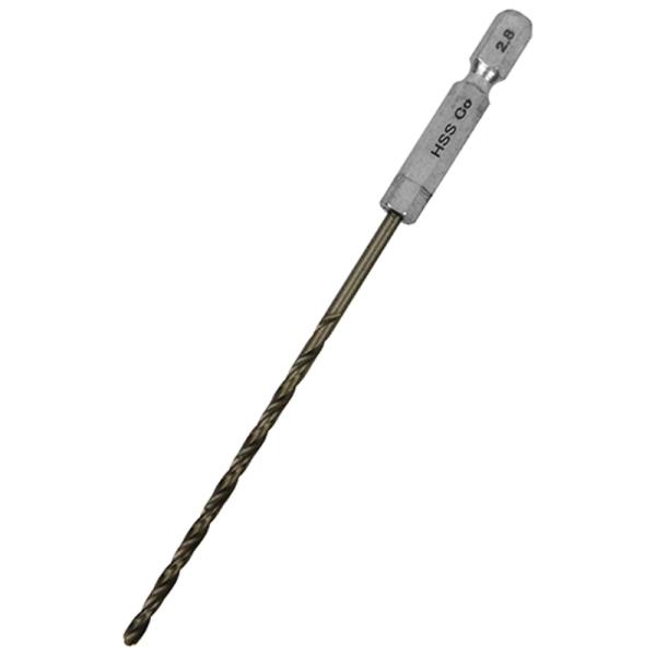 六角軸COステンドリル 微長 SK11 2.8mm 藤原産業