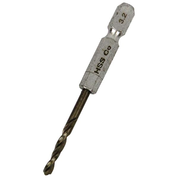六角軸COステンドリル 微短 SK11 3.2mm 藤原産業