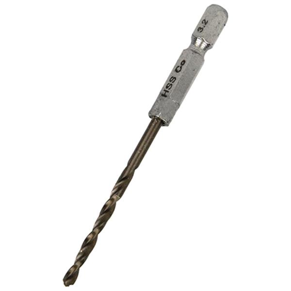 六角軸COステンドリル 普通 SK11 3.2mm 藤原産業