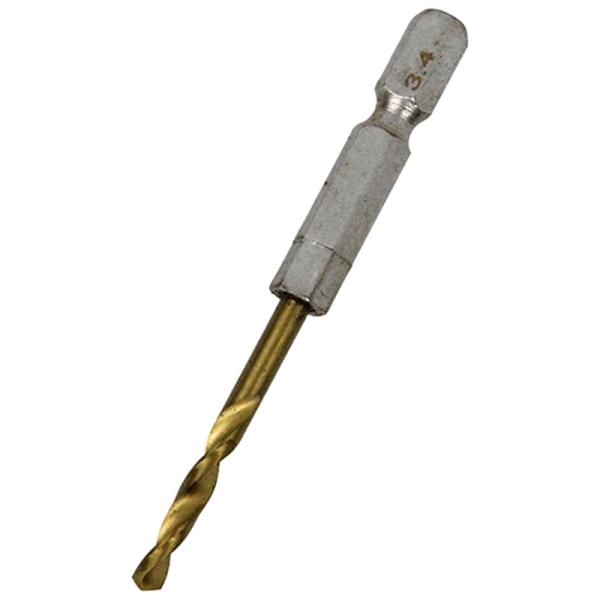六角軸TIN鉄ドリル 微短 SK11 3.4mm 藤原産業