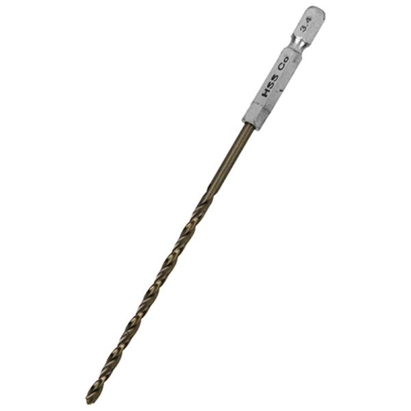 六角軸COステンドリル 微長 SK11 3.4mm 藤原産業