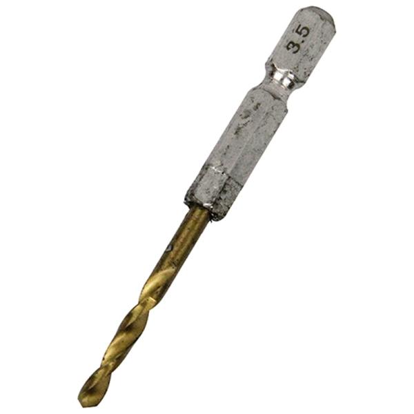 六角軸TIN鉄ドリル 微短 SK11 3.5mm 藤原産業