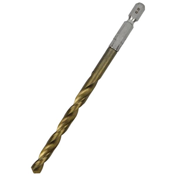 六角軸TIN鉄ドリル 普通 SK11 6.8mm 藤原産業