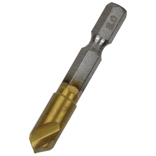 六角軸TIN鉄ドリル 極短 SK11 8.0mm 藤原産業