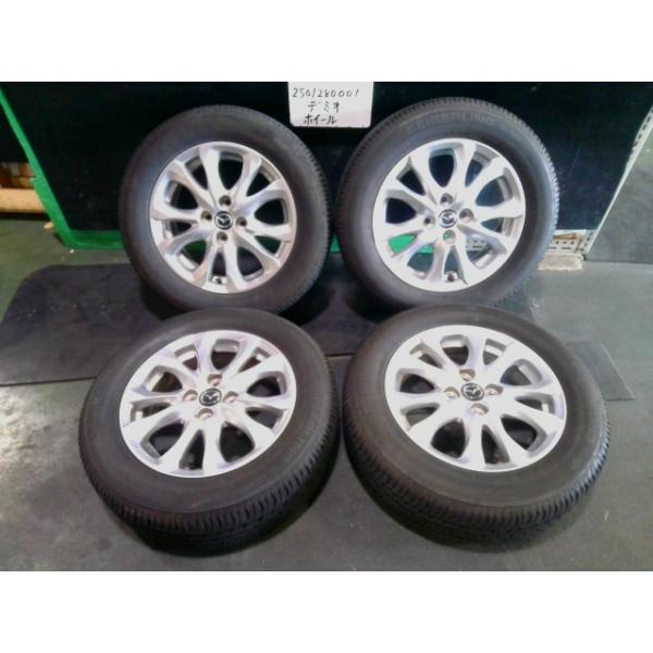 送料込み★美品★デミオDJで使用★社外15インチホイール　４本 送料込み☆美品☆デミオDJで使用☆社外15インチホイール 4本