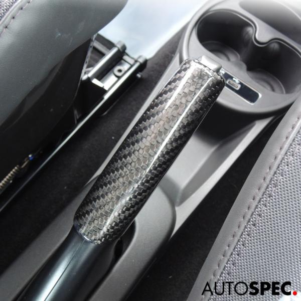 希少 アバルト リアルカーボン ハンドブレーキ サイドブレーキ カバー autospecy-store_ab316