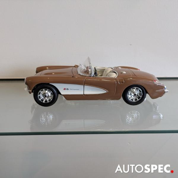 マイスト ミニカー 1/18 シボレー コルベット ブロンズ