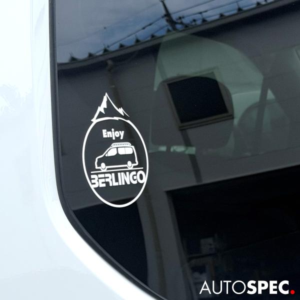 BERLINGO ラウンド ステッカー Citroen ベルランゴ アウトドア 白 ホワイト ドレスアップ 貼るだけ簡単 シトロエン