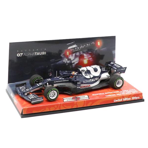 ミニチャンプス 1/43 アアルファタウリ AT02 トルコ ありがとう 角田 ミニチャンプス 1/43 アルファタウリ AT02 トルコGP 2021 角田裕