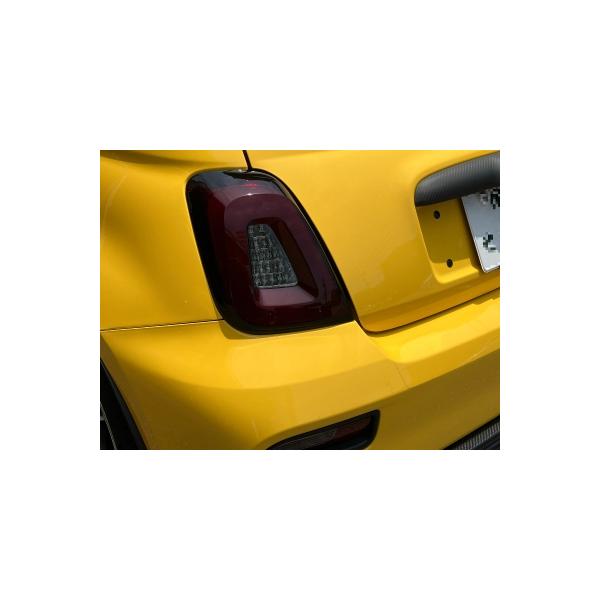 ABARTH 595/695 FIAT 500 Autostyle LEDテールレンズ 「ダークレッド