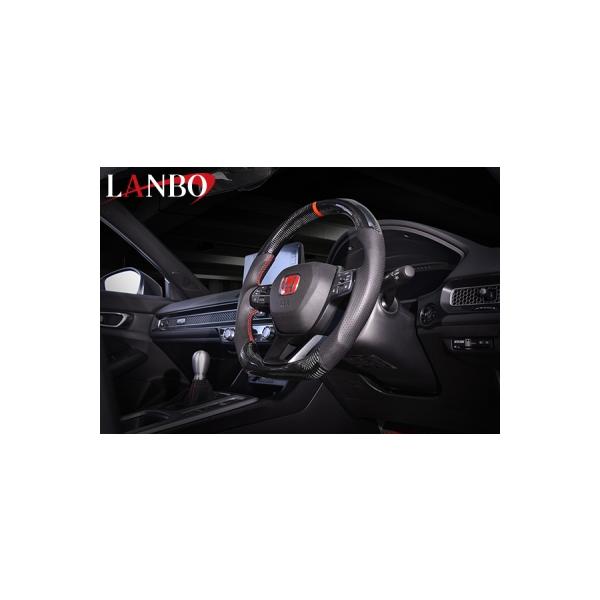 シビック TypeR FL5 LANBO プレミアムスポーツ ステアリング ウェット
