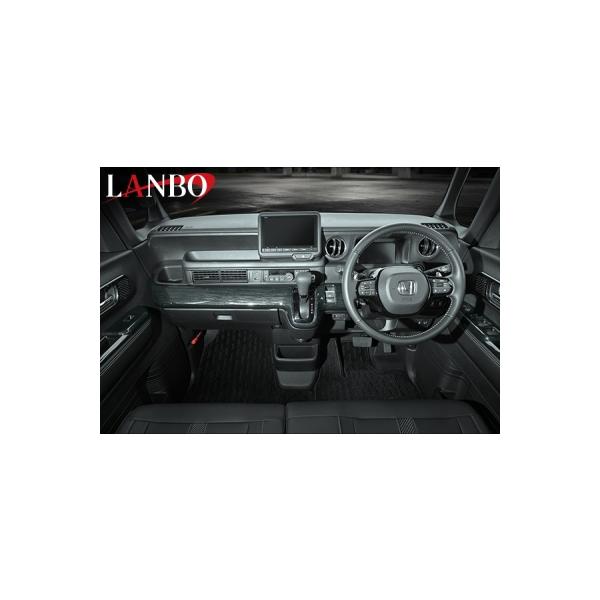 N-BOX JF5/6 LANBO インテリアパネル 2pcs 黒木目 : オート