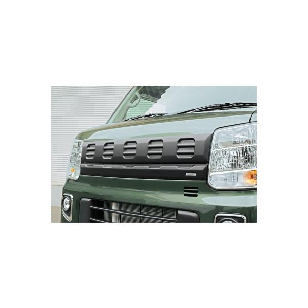 エヴリィワゴン　DR17V ボンネット　グリル付　黒 NV100クリッパーバン DR17V メッキ フロント グリル カバー