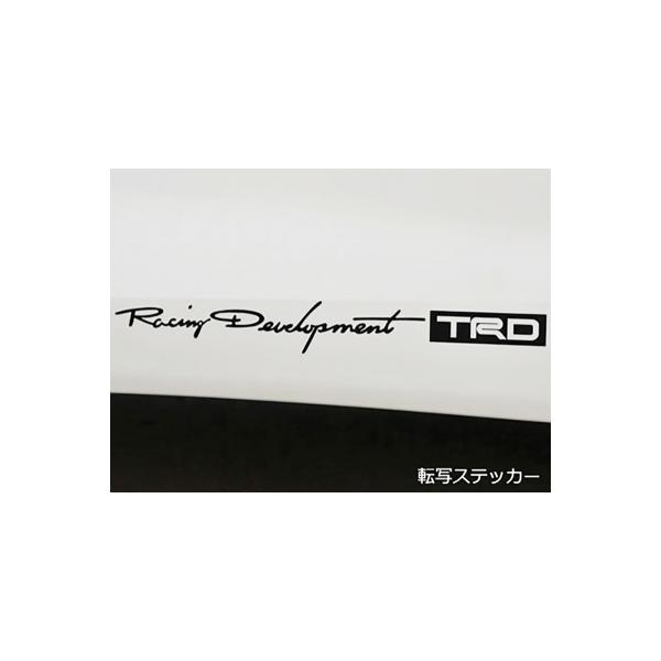 TRD ステッカー Eタイプ ブラック 大