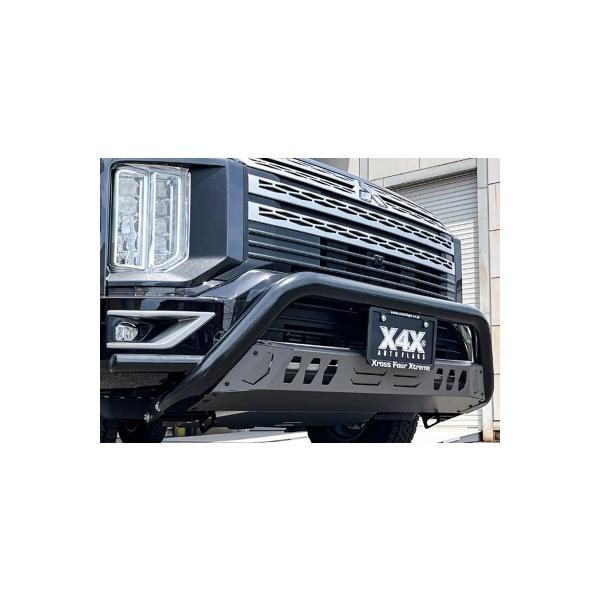 デリカ D:5 2019/2〜用 GOQBUTO-R 3 スキッドプレート：テクスチャ