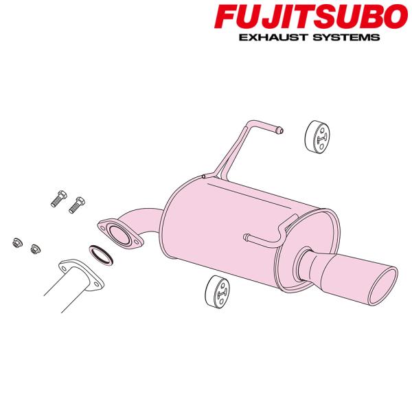 FUJITSUBO フジツボ マフラー 車 A-S インプレッサG4 DBA-GK7 H28.10〜 350-63121