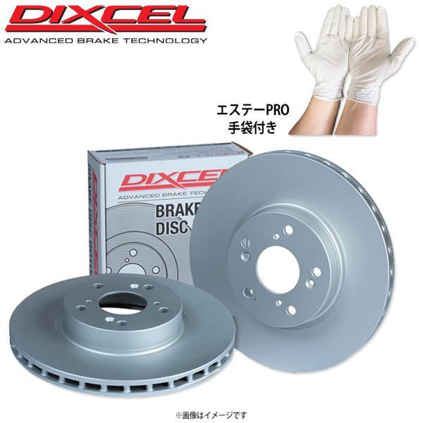 SAAB 9-3X 2.0 TURBO 4WD FB207 DIXCEL ディクセル ブレーキローター 1411282 PD フロント左右 エステー製ニトリルゴ