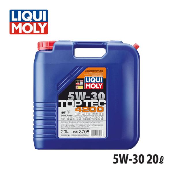 LIQUI MOLY（リキモリ） エンジンオイル 20L トップテック4200 5W-30