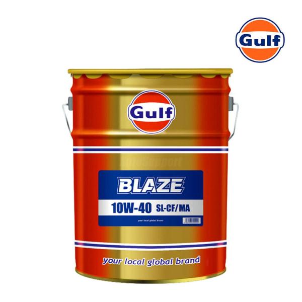 Gulf BLAZE 10w-40 バイク用オイル Gulf（ガルフ） エンジンオイル 10W-40 20L ペール缶 Blaze ブレイズ