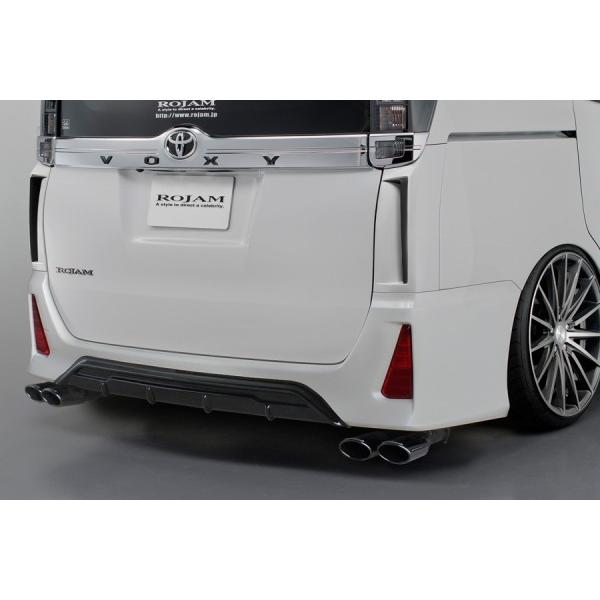 ロジャム ヴォクシー 80系 ZS 後期 リアディフューザー ブラック塗装