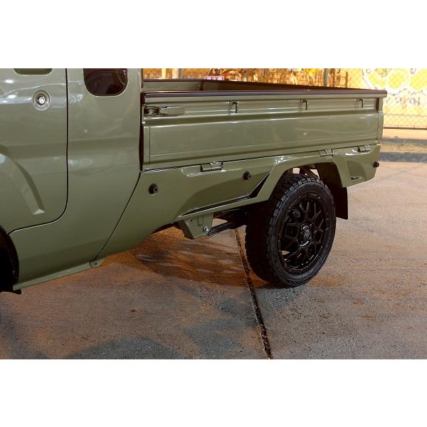 ハイゼットトラック　ハイゼットジャンボ　S500系前期　エアロ　サイドパネル ランド エアロテック ハイゼット ジャンボ S500/S510P 前期 サイド