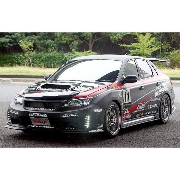 ランド エアロテック インプレッサ GVB DIRect FRONT BUMPER LED DAY