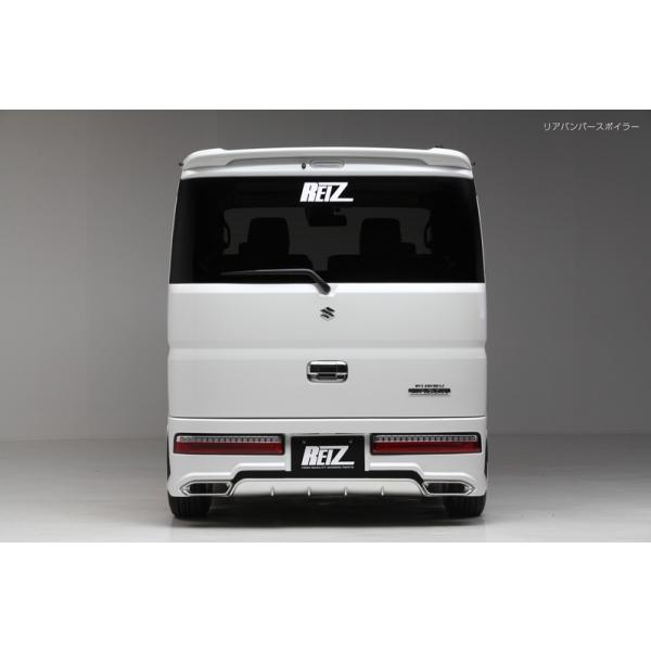 ライツ エブリイワゴン DA17W リアバンパースポイラー+マフラーエンド