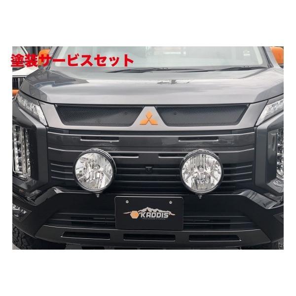 当社塗装品 ロードハウス デリカ D5 後期 KADDISフロントバンパー