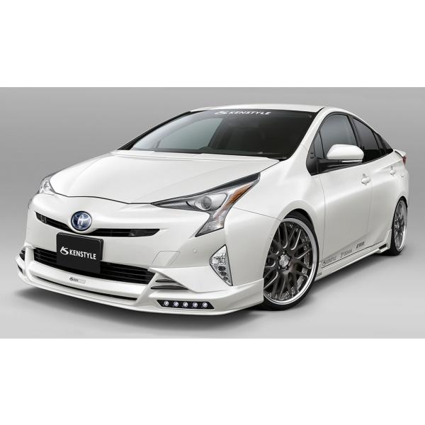 プリウス 50前期 フロントバンパー パールホワイト（070）