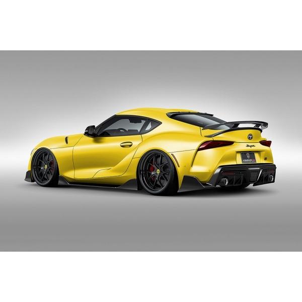 GRスープラ　 カーボンリアデュフューザー + リアカナード Carbon fiber rear diffuser for 2020-2026 Toyota Supra