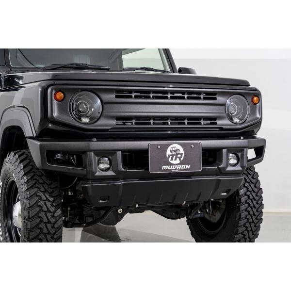 エイムゲイン ジムニー JB64W MUDRON SPORT フロントバンパー 黒