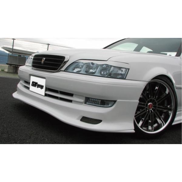 エスティガレージ クレスタ JZX100 後期専用 フロントハーフスポイラー