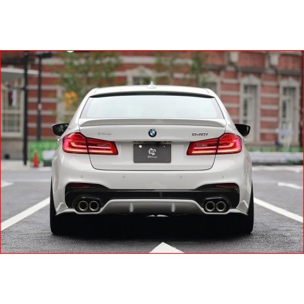 BMW G30 M-sport 3Dデザイン リアディフューザータイプ1 3D デザイン BMW 5series G30 M-Sport リアディフューザー