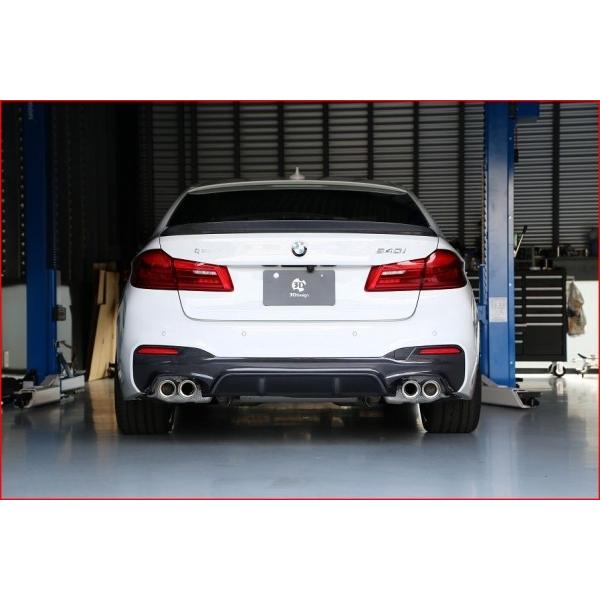 3D デザイン BMW 5series G30 M-Sport リアディフューザー タイプ2 