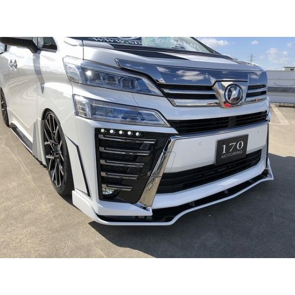 ヴェルファイア 30系 後期 Zグレード フロントフラップスポイラー 単色