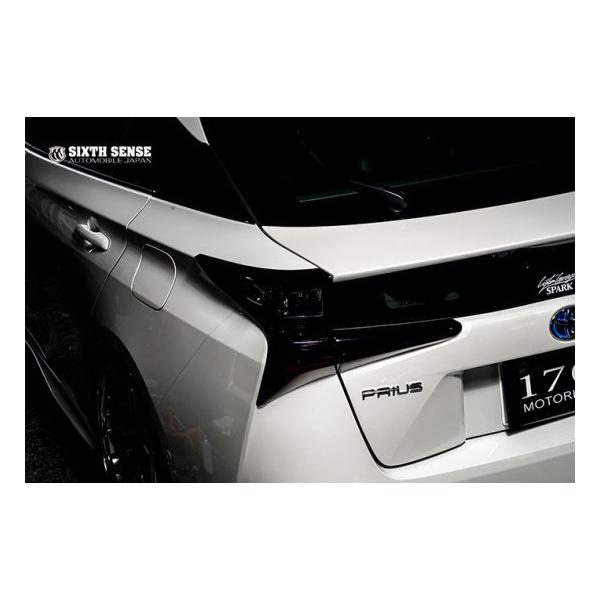 50プリウス後期 ヘッドライト テール スモークカバーセット シックスセンス