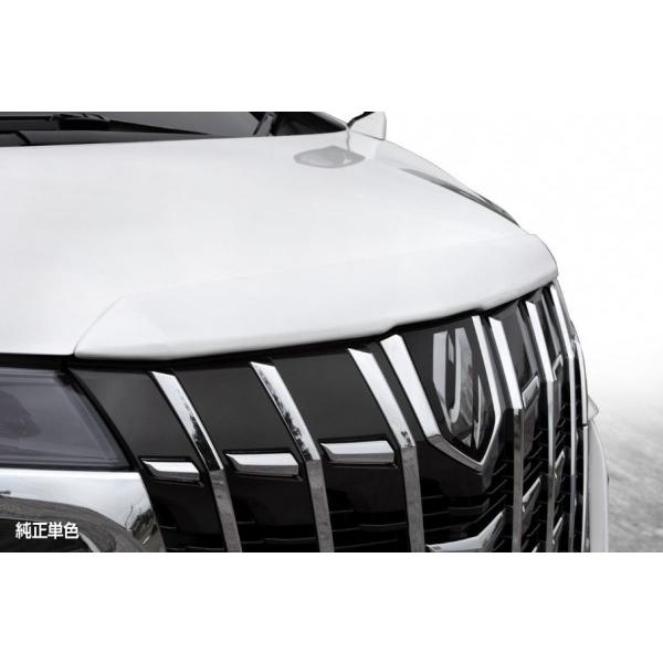 シルクブレイズ アルファード 30系 後期 GLANZEN フードトップモール