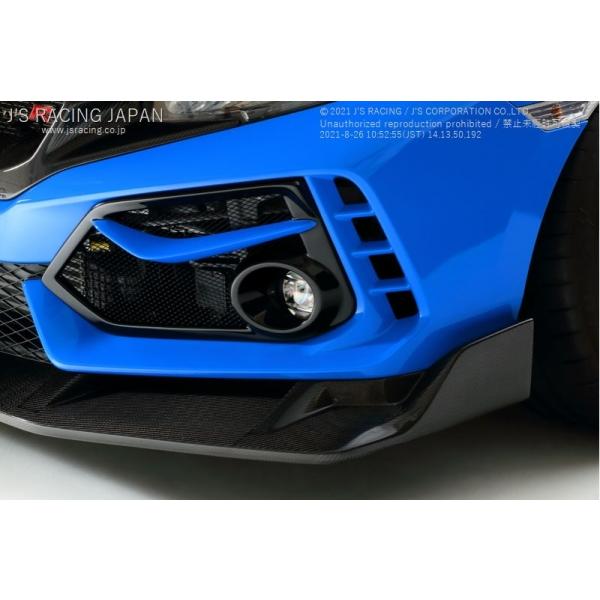 ジェイズレーシング シビック TypeR FK8 フロントスポーツガーニッシュ