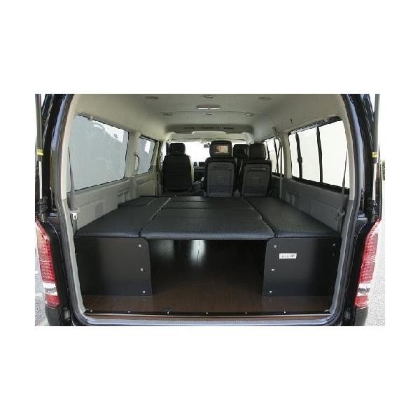 ハイエース 0系 ワゴン 3型 H24年7月以降 ワイドボディ Gl 10人乗り 車中泊 ベッドキット 7枚式 波道 11 床板パネル スーパーダーク Autovillage オートヴィレッジ 通販 Yahoo ショッピング