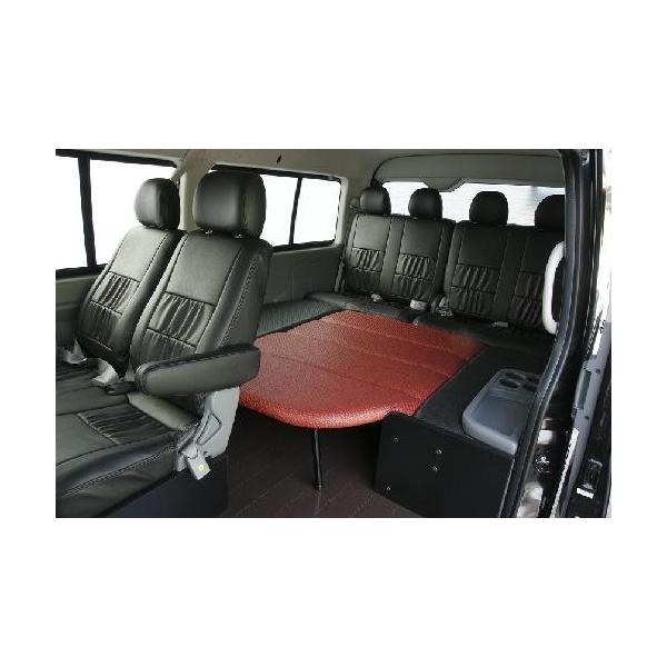 ハイエース 0系 ワゴン 3型 H24年7月以降 ワイドボディ Gl 10人乗り 車中泊 ベッドキット 6枚式 波道 13 床板パネル スーパーダーク Autovillage オートヴィレッジ 通販 Yahoo ショッピング