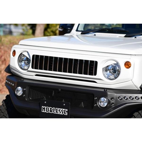 ノブレッセ ジムニー JB64 アイライン 塗装済 ピュアホワイトパール