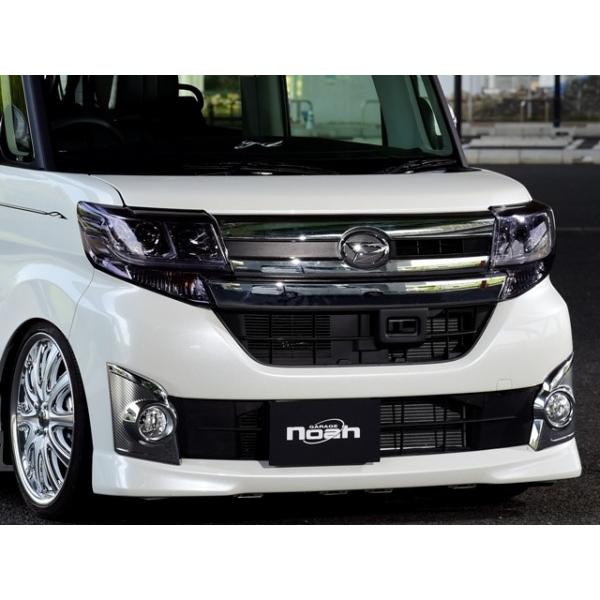 送料無料 タントカスタム L600 ヘッドライトカバー ライトスモーク