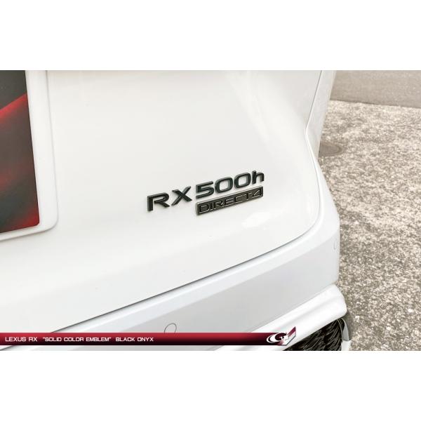 グラージオ レクサス RX500h TALH17 エンブレム ブラックオニキス 