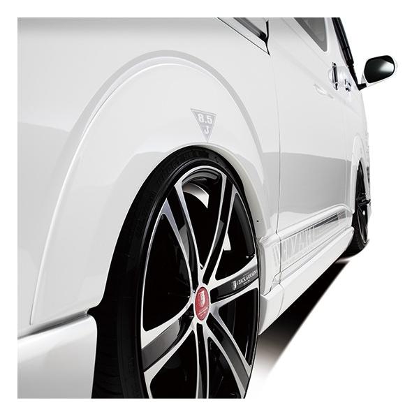 レガンス ハイエース 200系 4-9型 ABSオーバーフェンダー Ver.2 未塗装