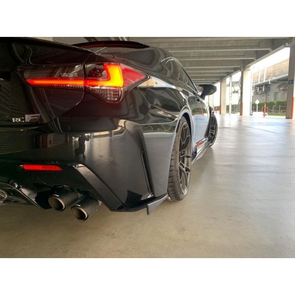 レクソン LEXUS RCF USC10 後期 リアサイドディフューザー FRP