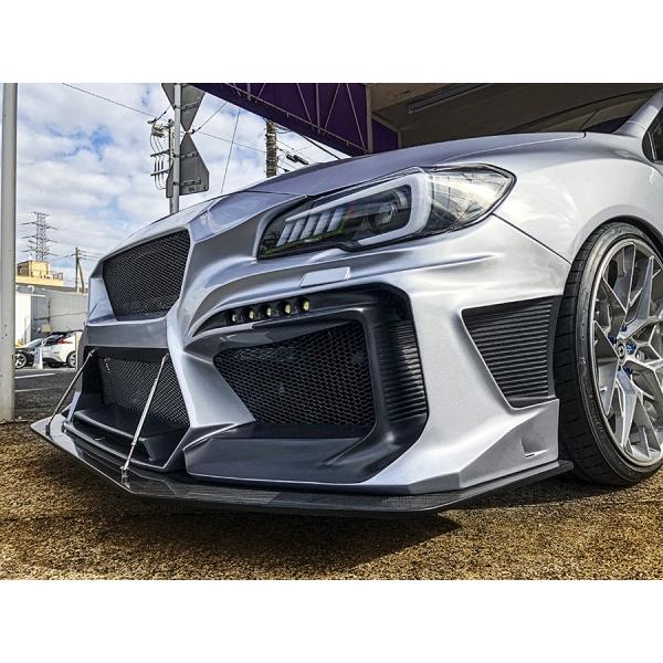 リベラル WRX VA ADDICTION 専用フロントスプリッター 未塗装品