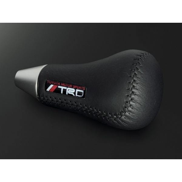 TRD ティーアールディー TRD カローラフィールダー E16＃ 本革シフトノブ(AT車用 左右非対称) MS204-00003