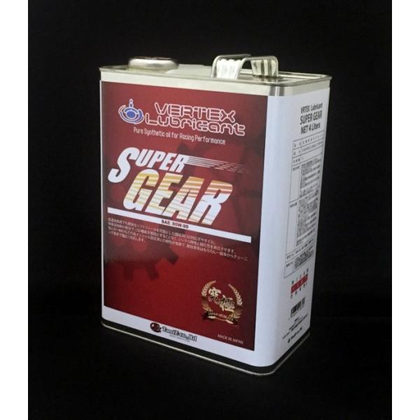 ティーアンドイー VERTEX Lubricant SUPER GEAR ギヤオイル 80W-90 4L