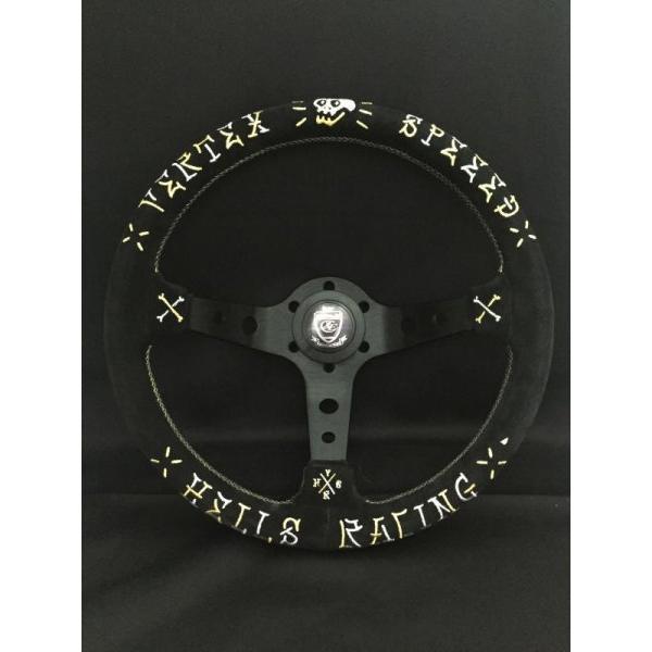 ティーアンドイー VERTEX ステアリング「VERTEX SPEED」90mmDEEP/33Φ 